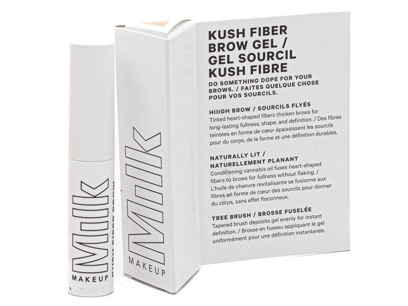 Milk KUSH FIBER Brow Gel, Haze .15 fl oz
