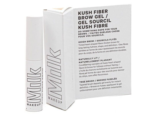 Milk KUSH FIBER Brow Gel, Haze .15 fl oz