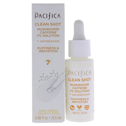 Pacifica Clean Shot Mushrooms and Caffeine 7 Percent Serum 0.80 oz