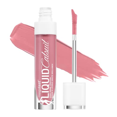 wet n wild Megalast LIQUID CATSUIT High Shine Lipstick, E941B Peach Stole My Look .2oz