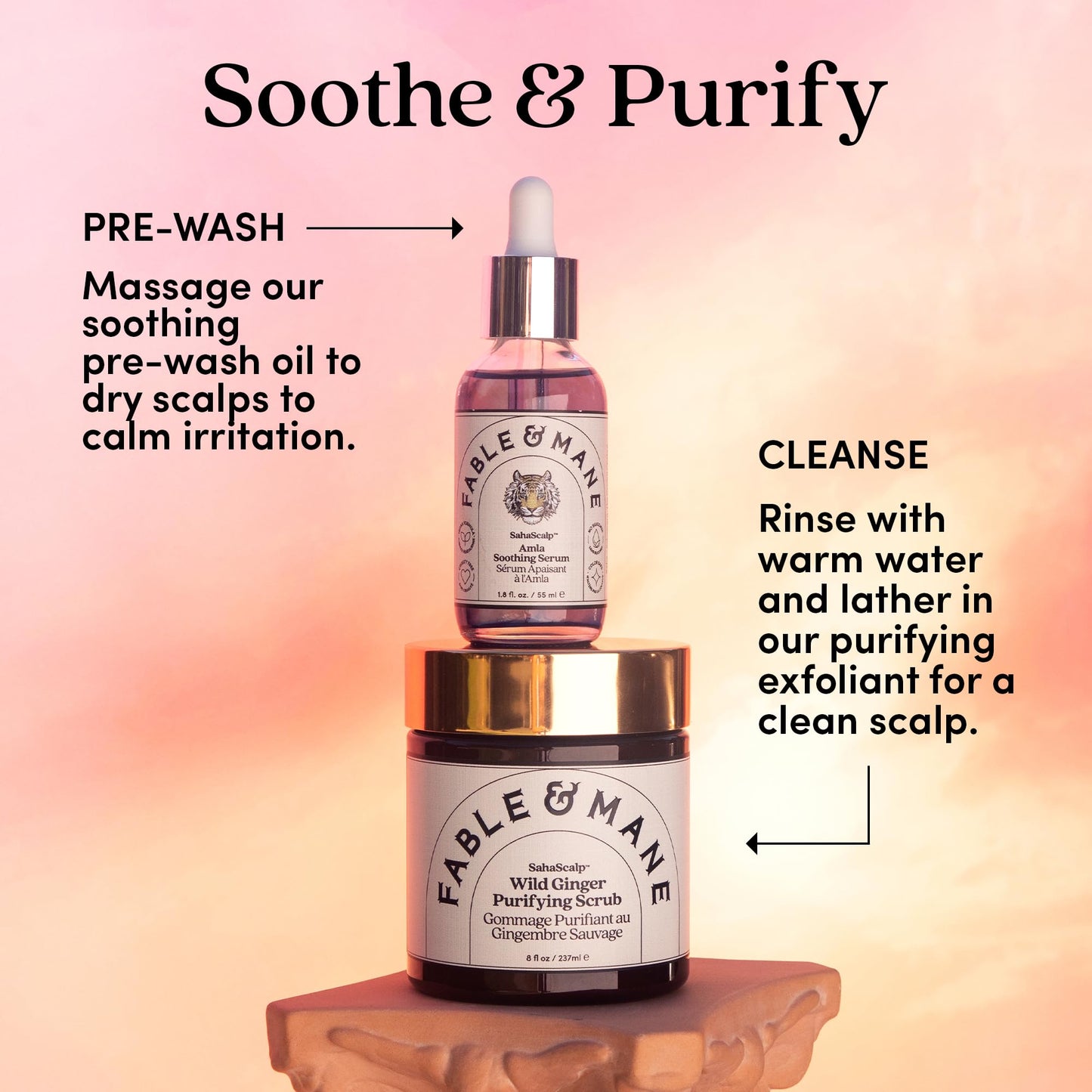 Fable & Mane SahaScalp AMLA Soothing Serum for all hair types 1.8 fl oz