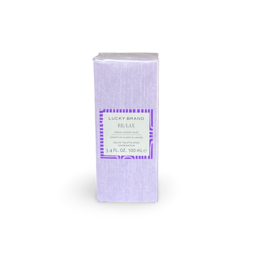 Lucky Brand RE/LAX Serene Lavender Fields Eau de Toilette 3.4 Oz