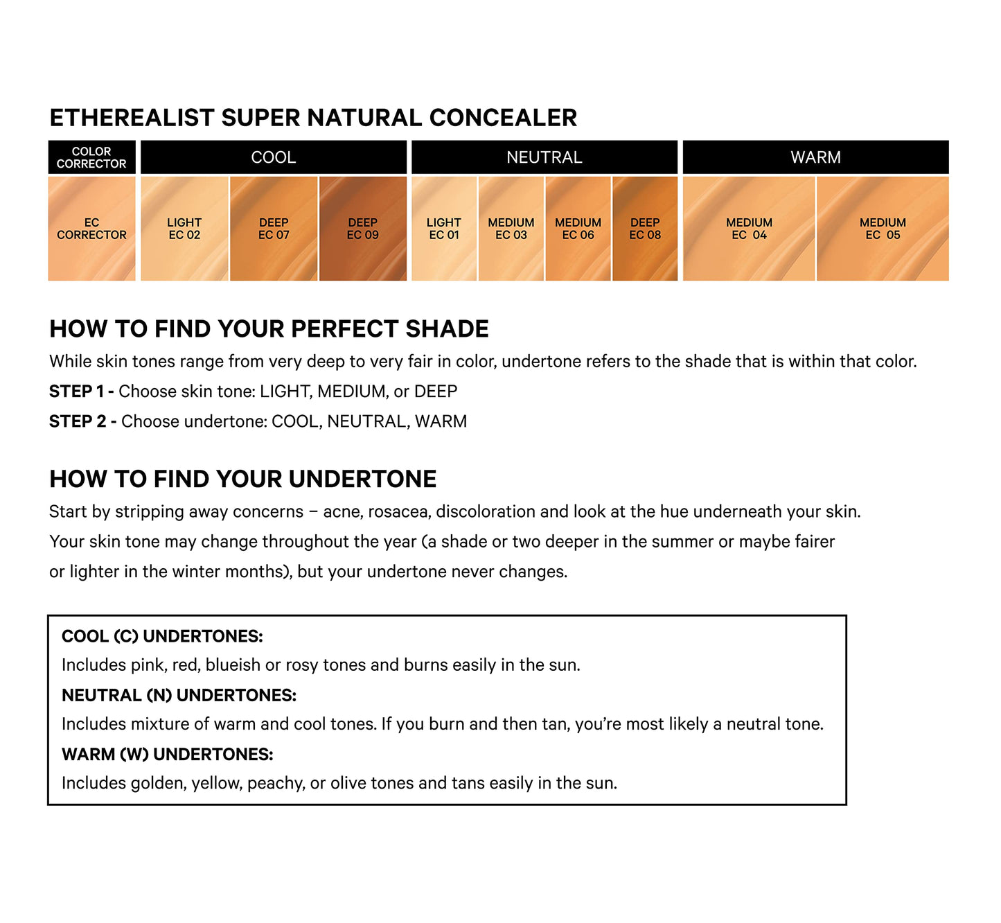 Kevyn Aucoin THE ETHERIALIST Super Natural Concealer, EC8 Deep  .15 fl oz