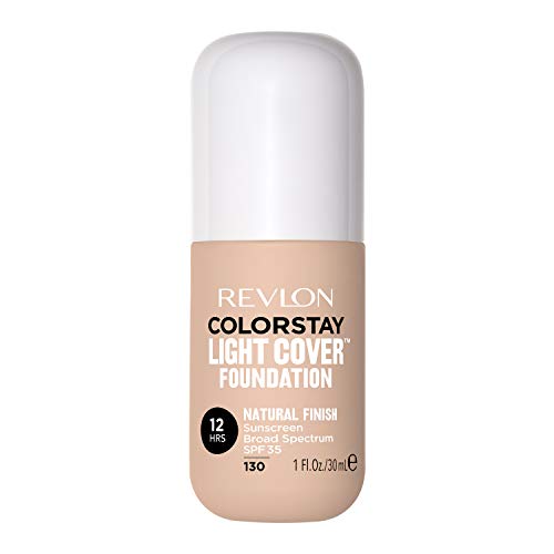 Revlon COLORSTAY Light Cover Foundation, 130 Porcelain  1 fl oz