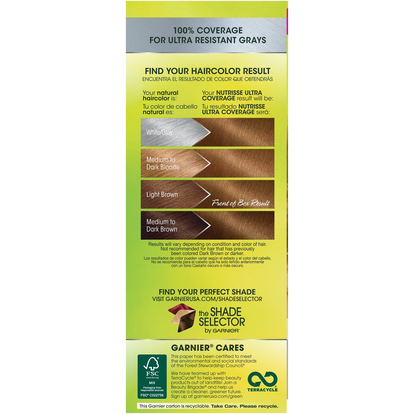 Garnier Nutrisse Ultra Coverage Nourishing Hair Color Creme, Deep Light Golden Brown (Toffee Nut) 630, 1 kit