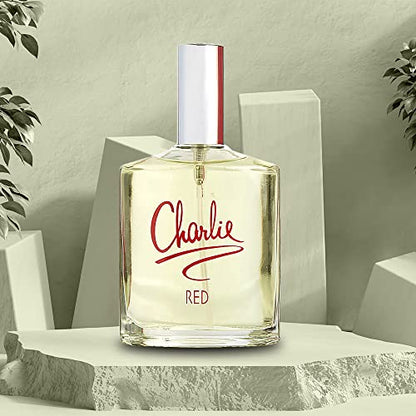 REVLON Charlie Eau De Toilette Spray for Women, Red, 3.4 Ounce