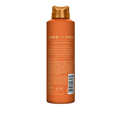 Land of the Free Grand Canyon Body Spray, 6 OZ, Pack of 1