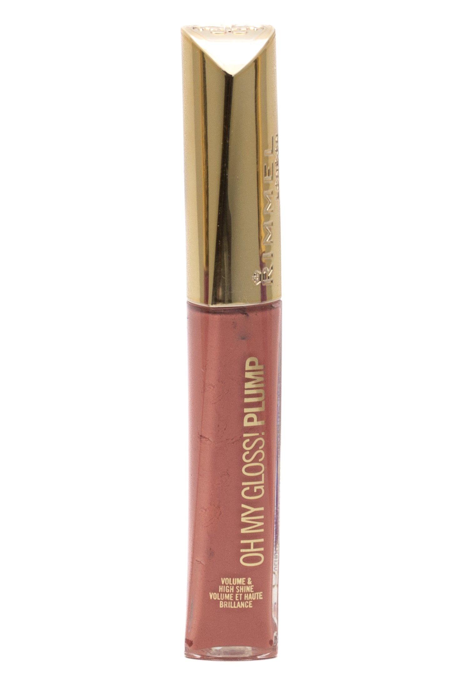 Rimmel OH MY GLOSS! PLUMP Volume and High Shine Lip Colour 531 Peach Pie  .21 fl oz