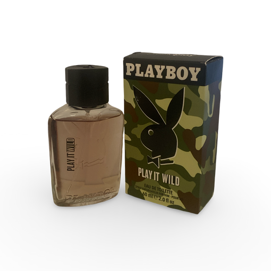 Playboy Play It Wild Eau de Toilette for men 2 Oz
