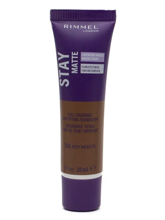 Rimmel STAY Matte Lightweight Mousse Full Coverage Mattifying Foundation, 506