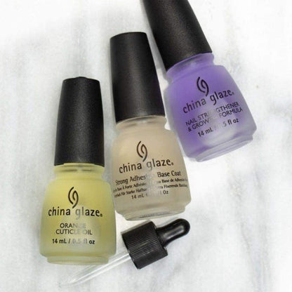 china glaze STRONG ADHESION Base Coat, Secures Nail Laquer .5 fl oz