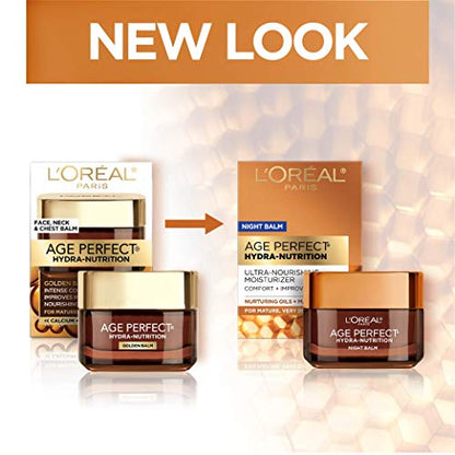 L'Oreal AGE PERFECT Cell Renewal Hydra-Nutrition Moisturizer for Mature Dull Skin 1.7oz