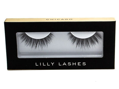 Lilly Lashes CHICAGO Premium Synthetic Mink Lashes, One Pair