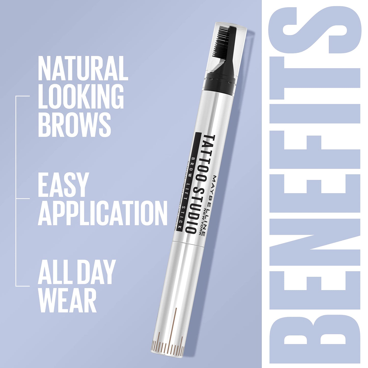 Maybelline Tattoo Studio Brow Fade and Smudge Resistant Lift Stick, Blonde