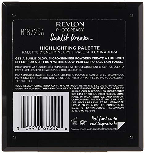 Revlon SUNLIT DREAM Highlighter Palette, 002  .5oz