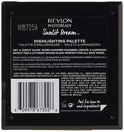 Revlon SUNLIT DREAM Highlighter Palette, 002  .5oz