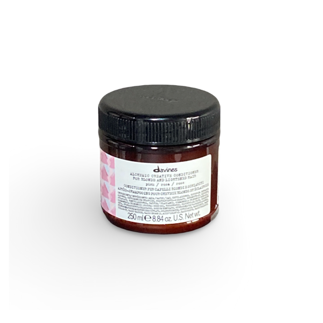 Davines Alchemic Creative Conditioner for Blonde and Lightened Hair 8.84 Oz PINK