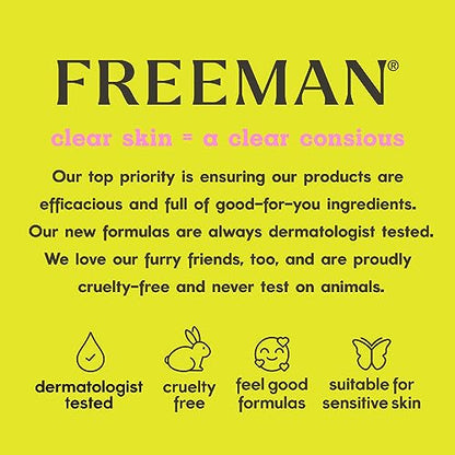 FREEMAN 6oz Clay Facial Masks
