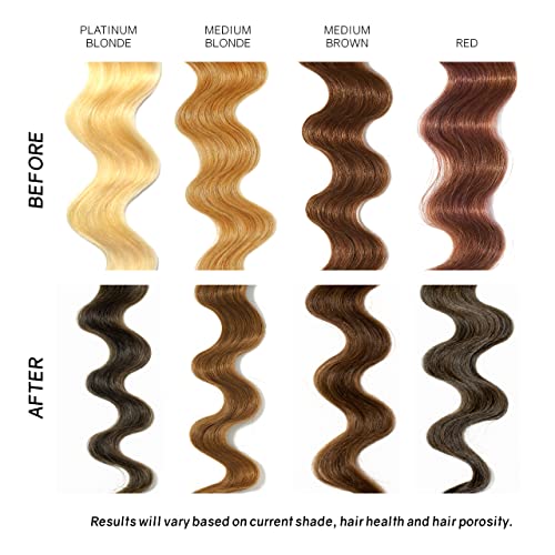 Overtone GOLDEN BROWN Coloring Conditioner, Covers Most Hair Colors  8 fl oz