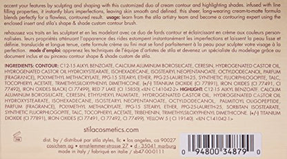 Stila Shape & Shade Custom Contur Duo, Deep  .63 oz