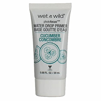 wet n wild PHOTOFOCUS Watre Drop Primer, Cucumber  .68 fl oz