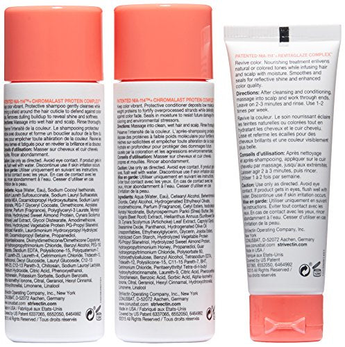 StriVectin Hair Color Care Starter Trio for color treated hair: Shampoo 2 Fl Oz., Conditioner 2 Fl Oz., Vibrancy Booster 1 Fl Oz.