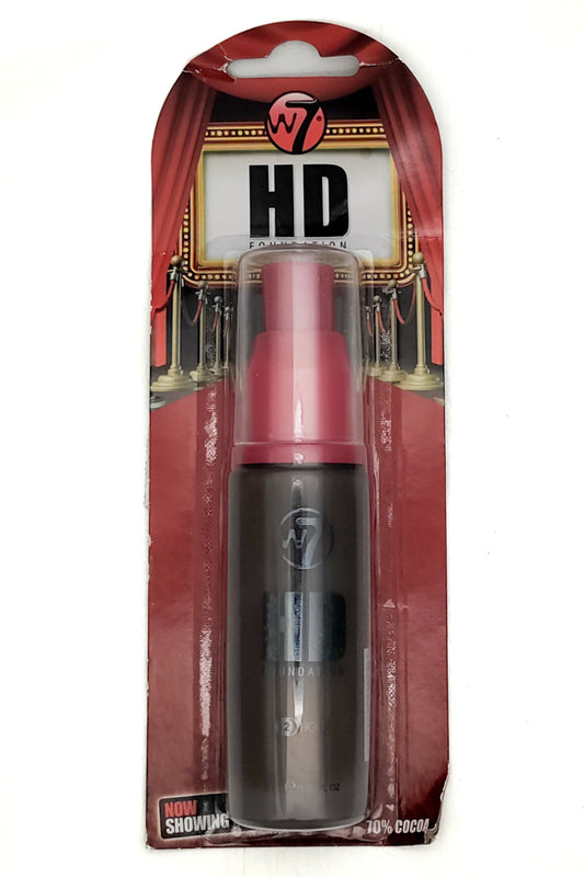 w7 HD FOUNDATION 70% Cocoa  1 fl oz