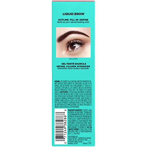 L'Oreal Paris Cosmetics X Camila Cabello Havana Gotta Give Liquid Brow, Deep, 0.05 Fluid Ounce
