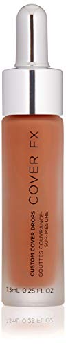 COVER FX Custom Cover Drops, Multi-Use Shade-Adjusting Liquid Foundation and Concealer Makeup, Vegan & Cruelty-Free Lightweight Skin Enhancer, 0.25 Fl Oz