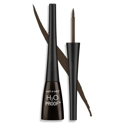 Wet n Wild  H2O PROOF liquid Eyeliner, 880 Dark Brown   .12 fl oz
