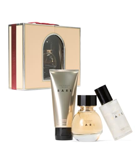 Victoria's Secret 3 Piece Fragrance Gift Set: 1.7 oz Eau de Parfum, Travel Lotion & Mist