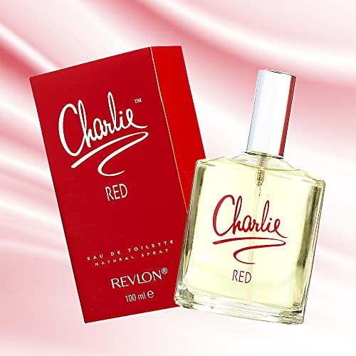 REVLON Charlie Eau De Toilette Spray for Women, Red, 3.4 Ounce