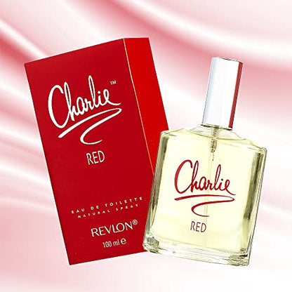 REVLON Charlie Eau De Toilette Spray for Women, Red, 3.4 Ounce