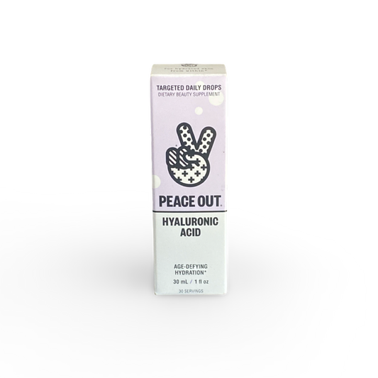 Peace Out Hyaluronic Acid Age-Defying Hydration 1 Oz