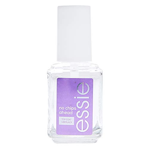 essie no chips ahead top coat, anti-chip + wear nail polish, 0.46 fl. oz. (Packaging May Vary)