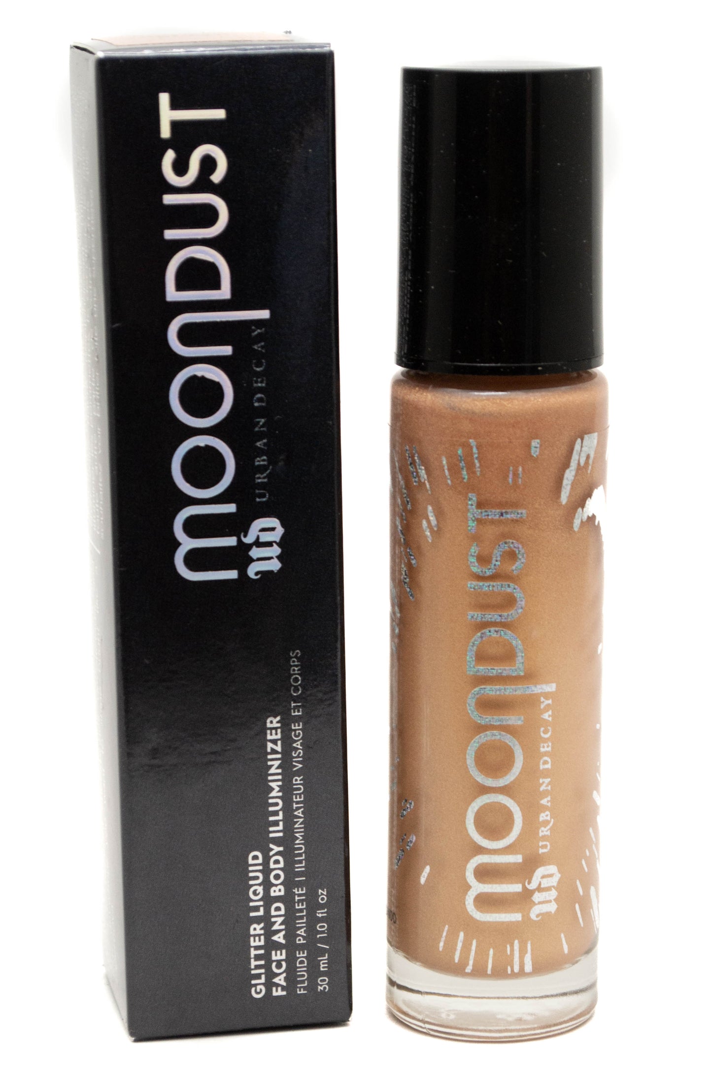 Urban Decay MOONDUST Glitter Liquid Face and Body Illuminizer, Midnight Blast  1 fl oz