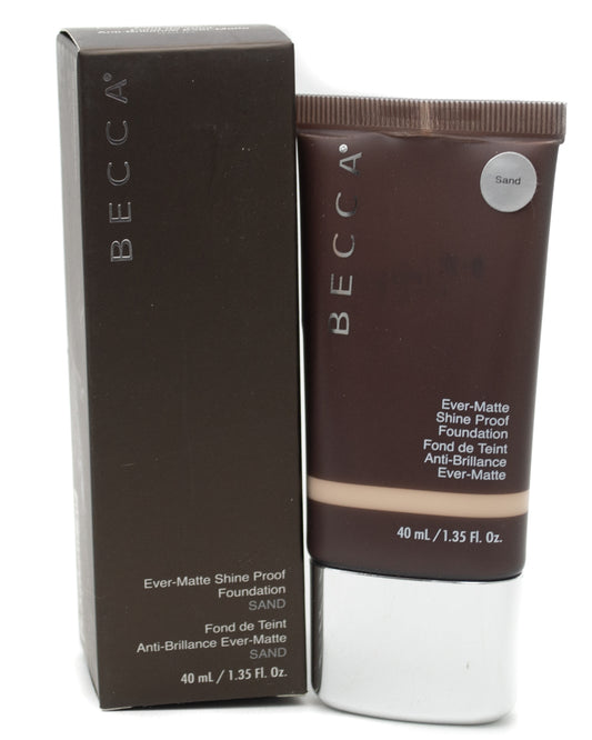 Becca EVER MATTE Shine Proof Foundation, Sand   1.35 fl oz