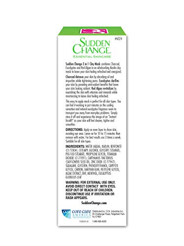 Sudden Change 3-in-1 CLAY MASK  3oz