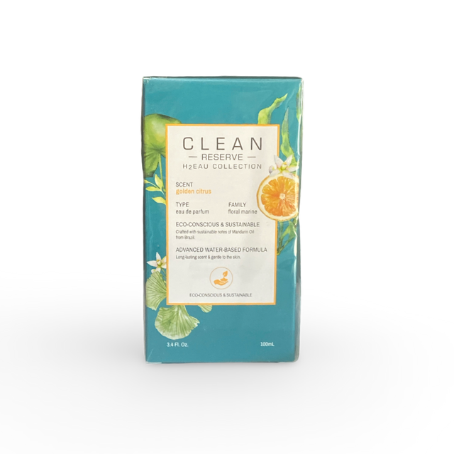Clean Reserve H2Eau Collection Golden Citrus Eau de Parfum 3.4 Oz