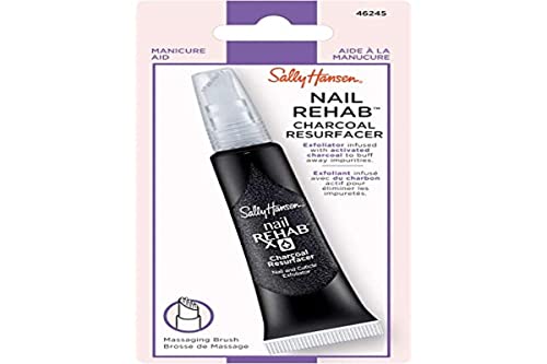Sally Hansen NAIL REHAB Charcoal Resurfacer  .4 fl oz