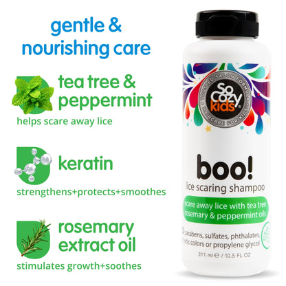 So Cozy Kids Boo! Lice Scaring Shampoo 10.5 Oz