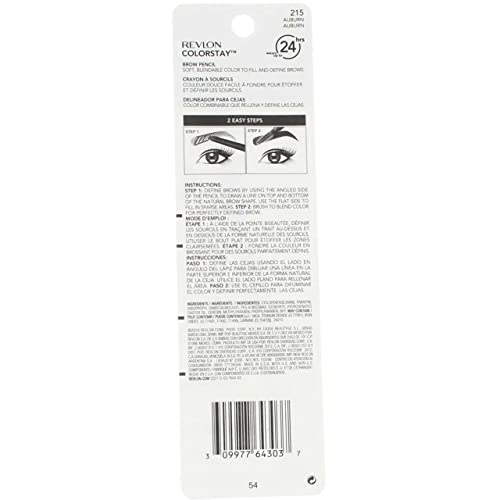 Revlon ColorStay Brow Pencil, 215 Auburn  .012oz