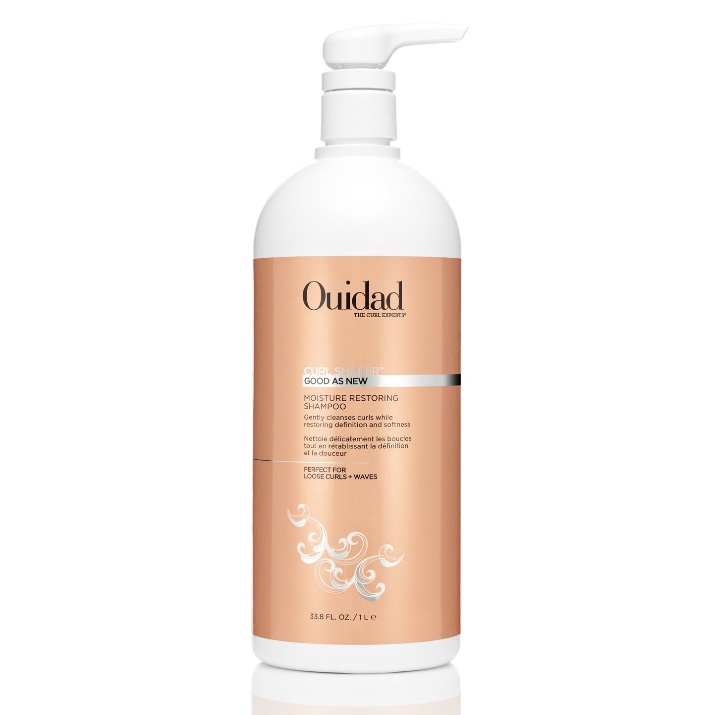 Ouidad Curl Shaper Moisturizing Shampoo, Removes Build Up & Impurities, Bouncy, Soft Curls, 33.8 oz