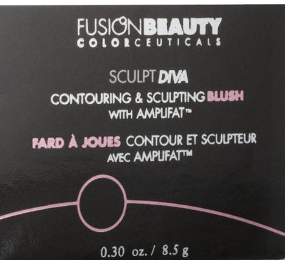 FusionBeauty Sculptdiva Contouring and Sculpting Blush with Amplifat