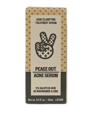 Peace Out Acne Serum .5 oz -  Acne Clarifying Treatment Serum