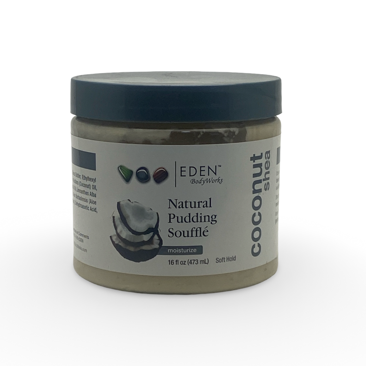 Eden BodyWorks Natural Pudding Soufle Coconut Shea 16 Oz