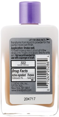 L'Oreal MAGIC NUDE Liquid Powder Bare Skin Perfecting Makeup  322 Sand Beige