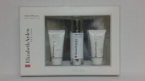 Elizabeth Arden Visible Difference Optimizing Serum Set: Optimizing Skin Serum 1 Fl Oz., Skin Balancing Lotion SPF15 1 Fl Oz., Skin Balancing Exfoliating Cleanser 1 Fl Oz.