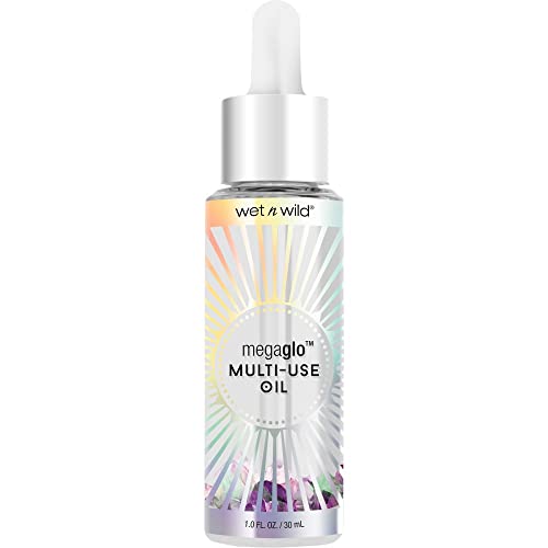wet n wild Megaglo Crystal Oil for use on face, body, hair & nails  1 fl oz