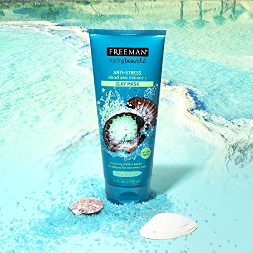 FREEMAN 6oz Clay Facial Masks